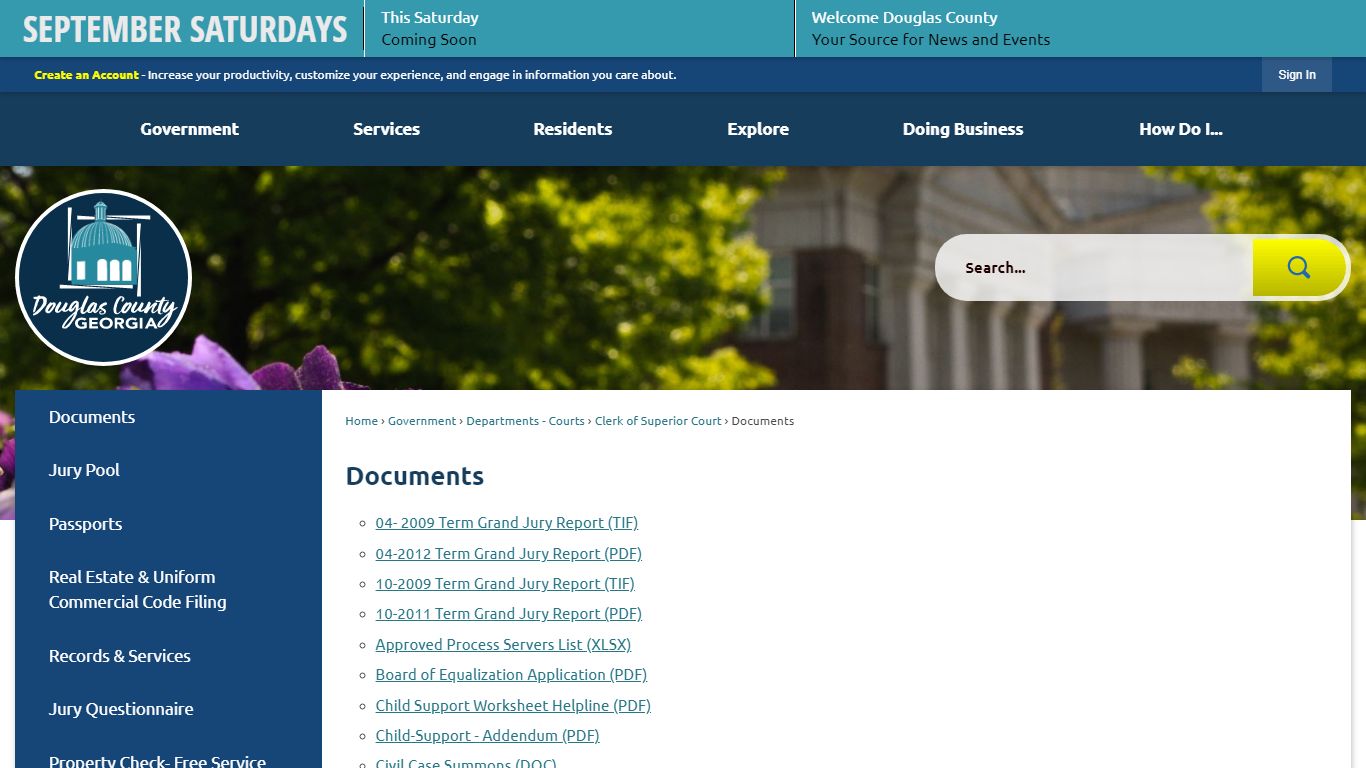 Documents | Douglas County, GA